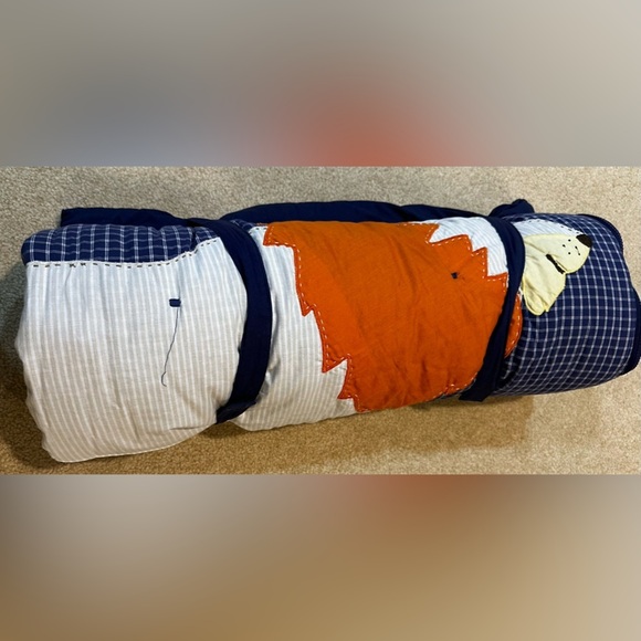 Pottery Barn Kids Lion applique Preston sleeping bag, new like condition - Picture 10 of 10